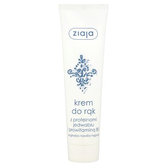 Ziaja Krem do rąk z proteinami jedwabiu i prowitaminą B5 100 ml