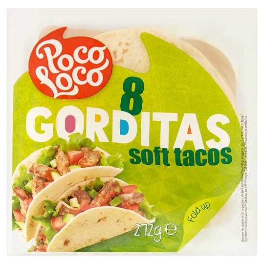 Poco Loco Placki pszenne do dań w stylu meksykańskim 272 g (8 sztuk)