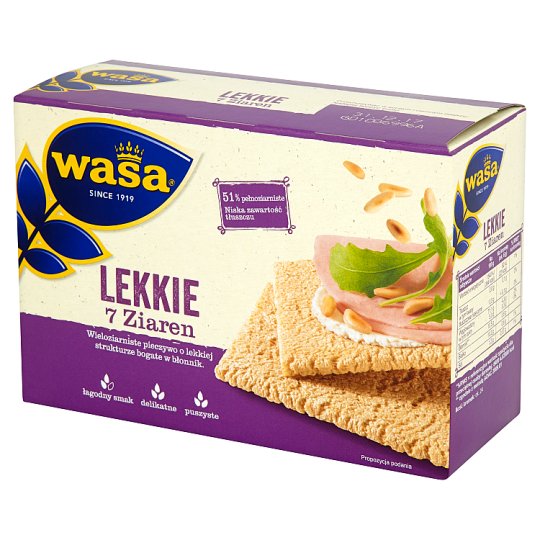 Wasa Lekkie 7 ziaren Pieczywo 140 g