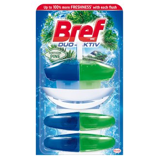 Bref WC Duo-Aktiv Northern Pine Zawieszka do muszli WC 3 x 50 ml
