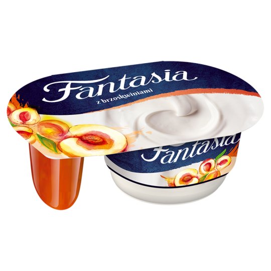 Danone Fantasia Jogurt kremowy z brzoskwiniami 122 g