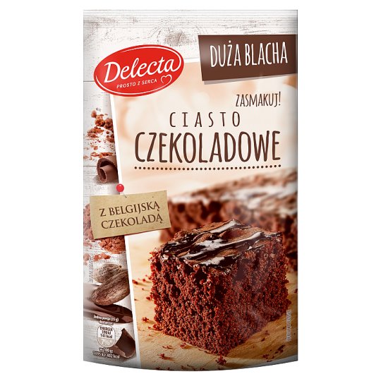 Delecta Duża Blacha Ciasto czekoladowe 670 g