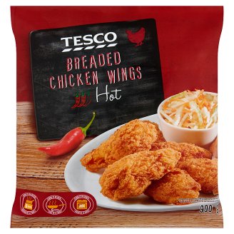 Tesco Hot Breaded Chicken Wings 900 g