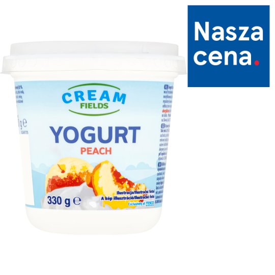 Cream Fields Jogurt brzoskwiniowy 330 g