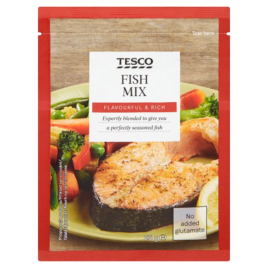 Tesco Mieszanka przyprawowa do ryb 25 g