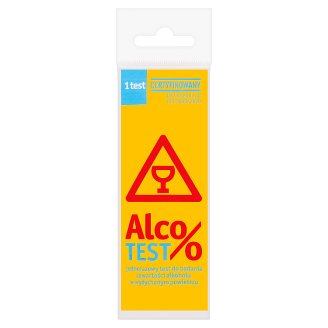 Domowe Laboratorium AlcoTest Jednorazowy test do badania zawartości alkoholu