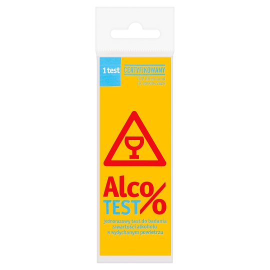 Domowe Laboratorium AlcoTest Jednorazowy test do badania zawartości alkoholu