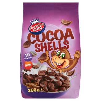 Breakfast King Pszenne muszelki kakaowe 250 g