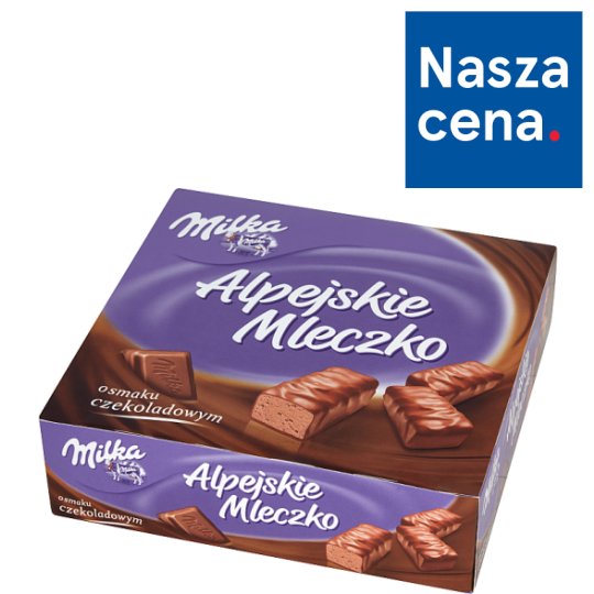 Milka Alpejskie Mleczko Pianka o smaku czekoladowym 330 g