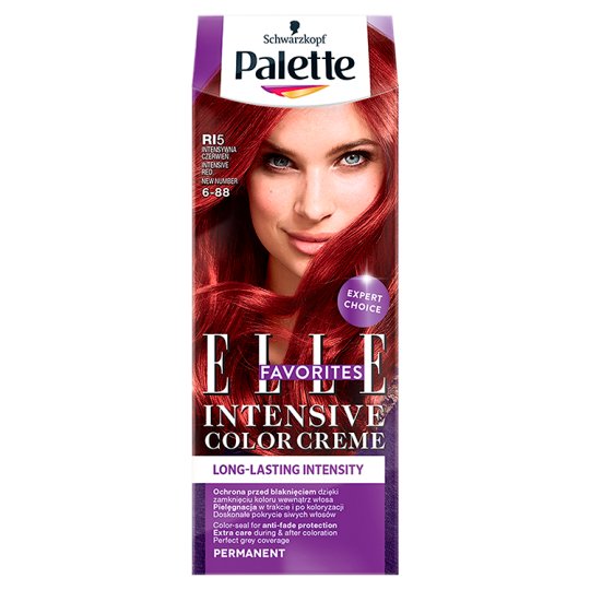 Palette Intensive Color Creme Farba do włosów Intensywna czerwień RI5