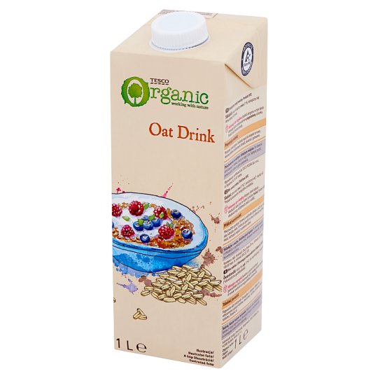 Tesco Organic Ekologiczny napój owsiany 1 l