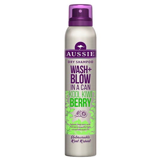Aussie Wash + Blow Kool Kiwi Berry Suchy szampon 180 ml