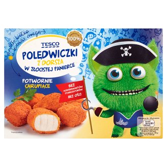 Tesco Cod Tenderloins in Golden Breadcrumbs 300 g