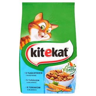 Kitekat z tuńczykiem i warzywami Karma pełnoporcjowa 300 g