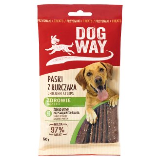 Dogway Zdrowie Przysmak dla psa paski z kurczaka 60 g
