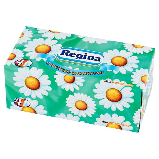 Regina Chusteczki kosmetyczne rumiankowe 4 warstwowe 110 sztuk
