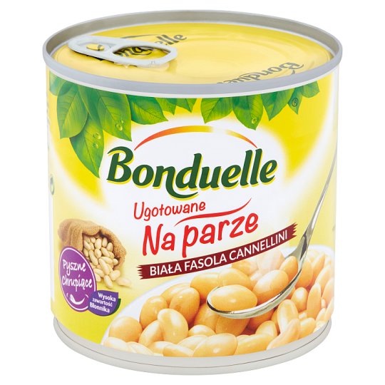 Bonduelle Ugotowane na parze Biała fasola Cannellini 310 g