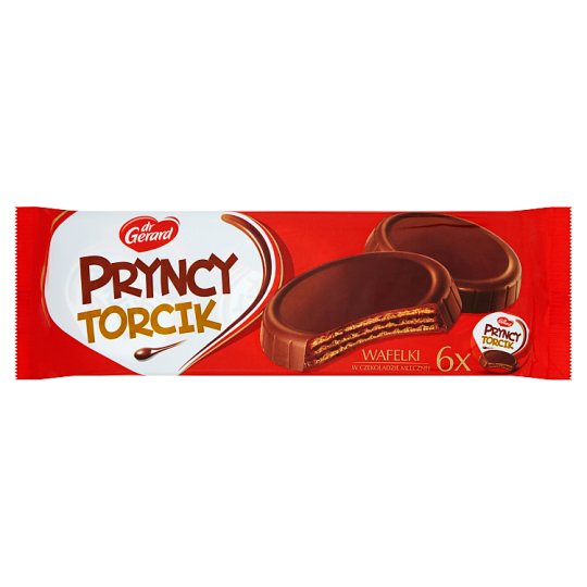 dr Gerard PryncyTorcik Wafelki w czekoladzie mlecznej 171 g (6 sztuk)