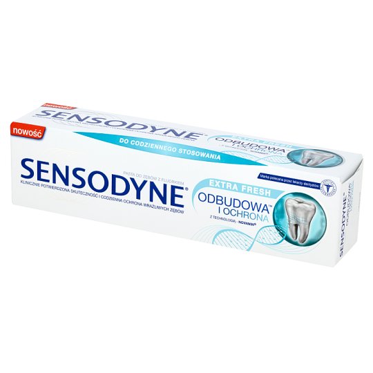 Sensodyne Odbudowa i Ochrona Extra Fresh Pasta do zębów z fluorkiem 75 ml