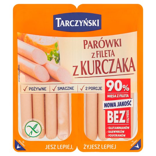 Tarczyński Parówki z fileta z kurczaka 180 g (2 x 90 g)