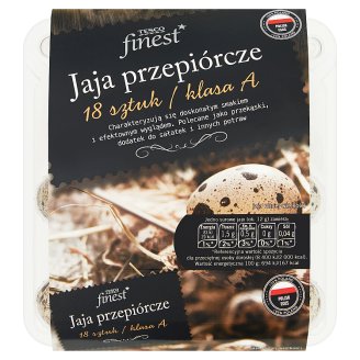Tesco Finest Jaja przepiórcze 18 sztuk