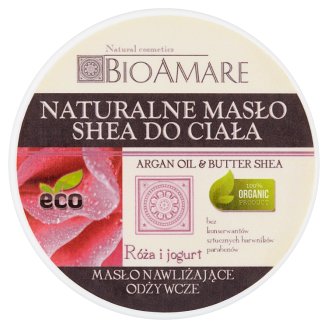 Bioamare Róża i jogurt Naturalne masło shea do ciała 100 ml