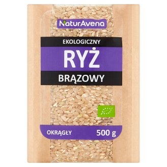 NaturAvena Ekologiczny ryż brązowy okrągły 500 g