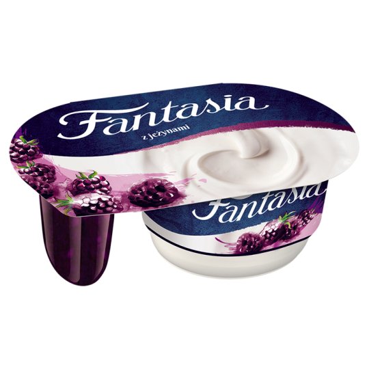 Danone Fantasia Jogurt kremowy z jeżynami 122 g
