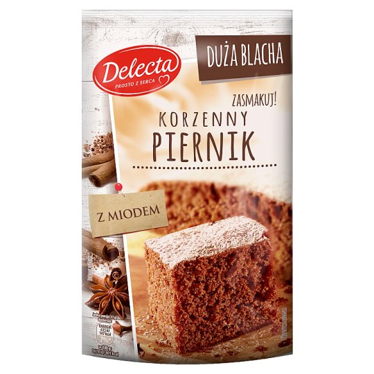 Delecta Duża Blacha Korzenny piernik 680 g