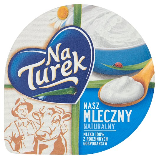 NaTurek Nasz Mleczny naturalny Serek twarogowy 140 g