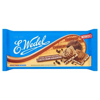E. Wedel Czekolada mleczna z nadzieniem karmelowym z ciasteczkami kakaowymi 290 g