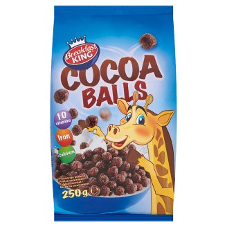 Breakfast King Zbożowe kuleczki kakaowe 250 g