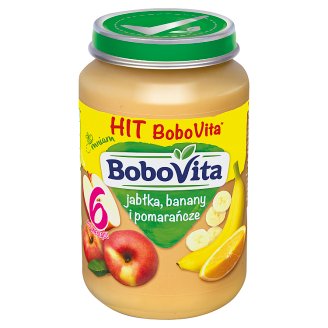 BoboVita Jabłka banany i pomarańcze po 6 miesiącu 190 g
