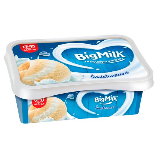 Algida Big Milk Śmietankowe Lody 1000 ml