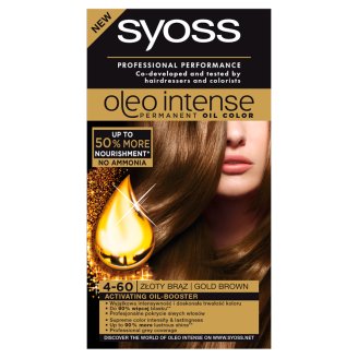 Syoss Oleo Intense Farba do włosów Złoty brąz 4-60