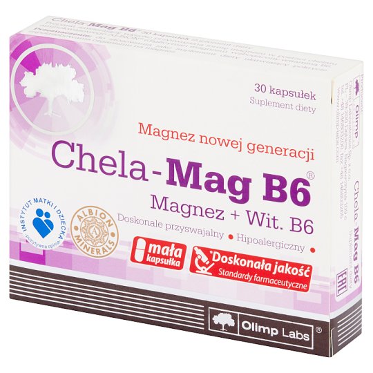 Olimp Labs Chela-Mag B6 Suplement diety 19,95 g (30 sztuk)