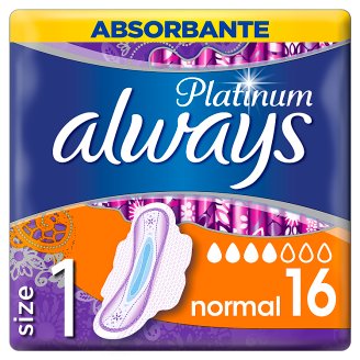 Always Platinum Ultra Normal+ Podpaski ze skrzydełkami x 16