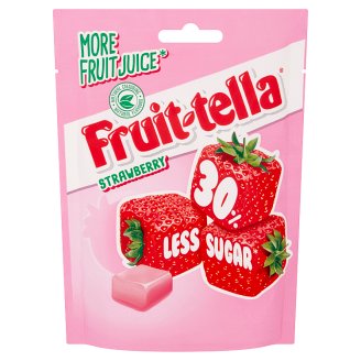 Fruittella Cukierki do żucia o smaku truskawkowym 120 g