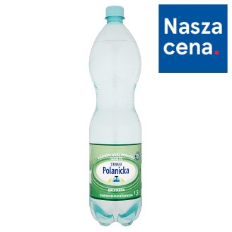Tesco Polanicka Naturalna woda mineralna Sudety gazowana średniozmineralizowana 1,5 l