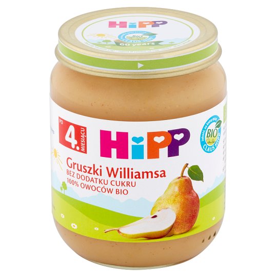 HiPP BIO Gruszki Williamsa po 4. miesiącu 125 g