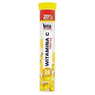 Vita Pluss Witamina C Tabletki musujące 96 g (24 tabletki)