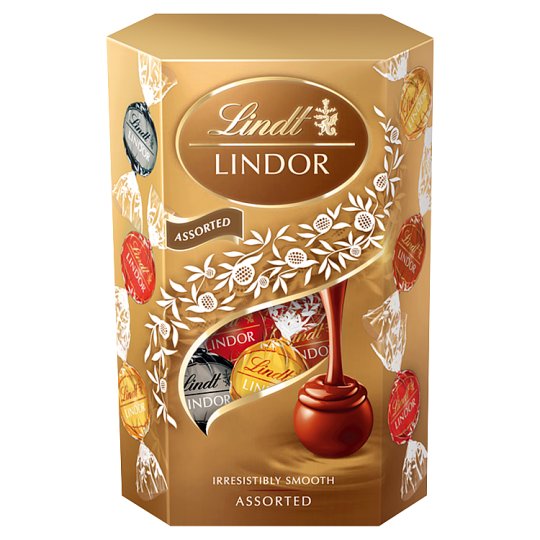 Lindt Lindor Assorted Pralinki z czekolady z nadzieniem 200 g