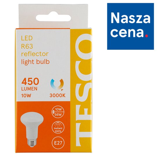 Tesco Żarówka LED 10 W (56 W) E27 ciepłe białe światło
