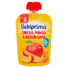 Bebiprima Mus owocowy po 6. miesiącu jabłko mango & brzoskwinia 90 g