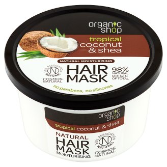 Organic Shop Maska nawilżająca kokos & shea 250 ml