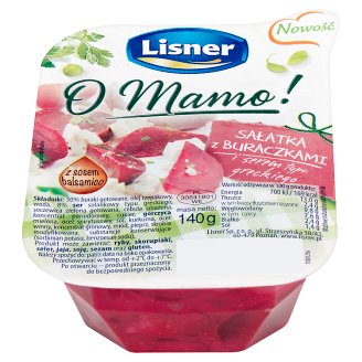 Lisner O Mamo! Sałatka z buraczkami i serem typu greckiego 140 g