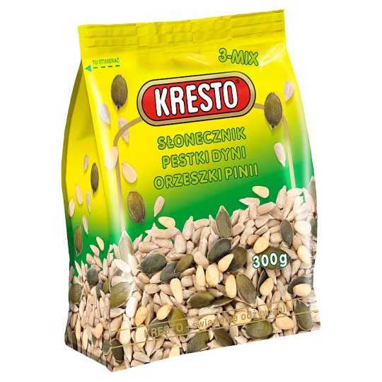 KRESTO Słonecznik pestki dyni orzeszki pinii 300 g