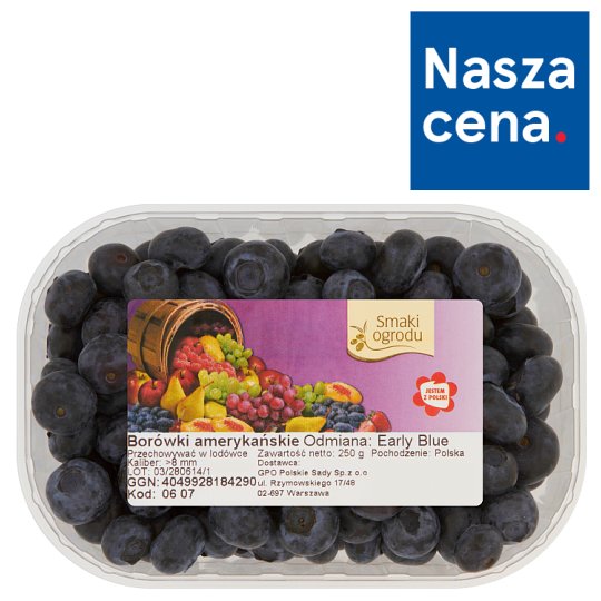 Smaki Ogrodu Borówki amerykańskie 250 g