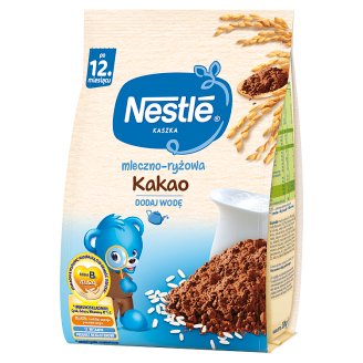 Nestlé Kaszka mleczno-ryżowa kakao po 12 miesiącu 230 g