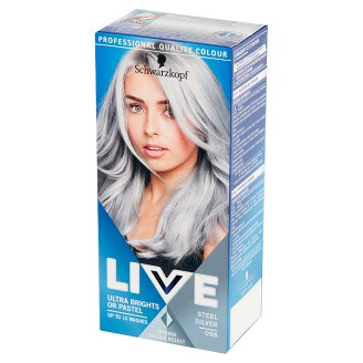 Schwarzkopf Live Ultra Brights or Pastel Farba do włosów 098 Steel Silver